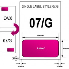 4000 A4 laser / Inkjet sheets AMAZON labels 07/G