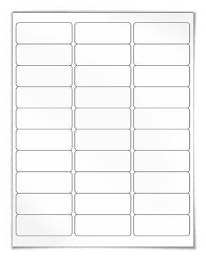 1000x A4 sheets - 24 labels per sheet