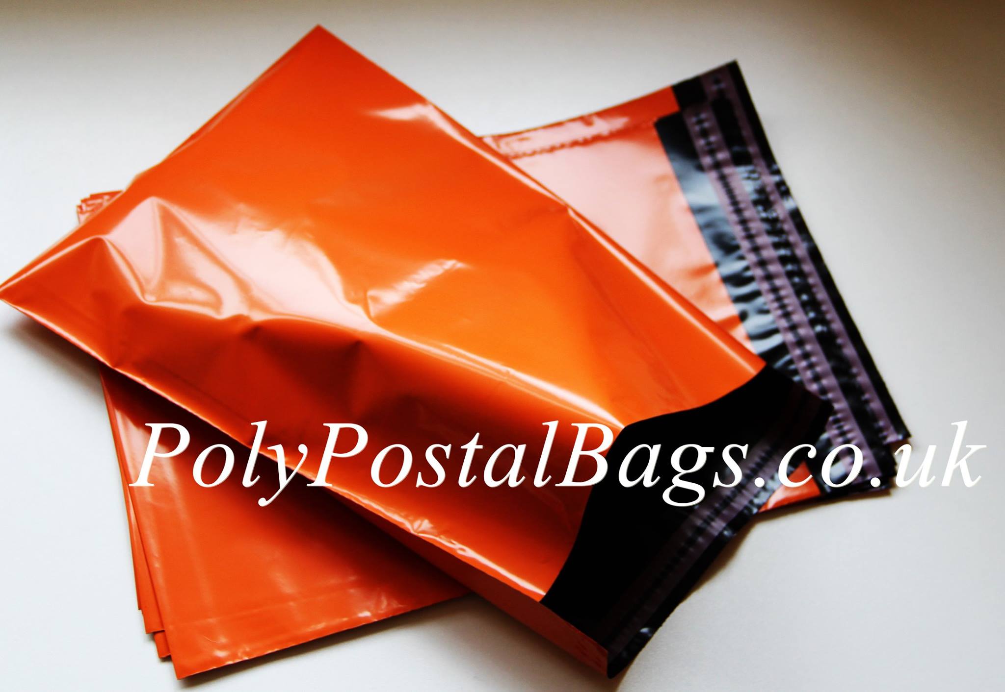 50x ORANGE Mailing Bags 10x14" - 250x350mm +Lip