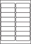 50x A4 sheets - 16 labels per sheet