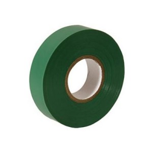10 rolls x Green PVC Electrical Tape 18 mm x 20m